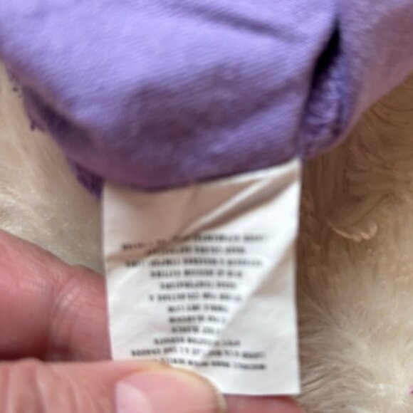 2/$30 Please Mum Purple LS shirt Puppy Love Hearts Girls Size 36MTH Vintage - Picture 6 of 12